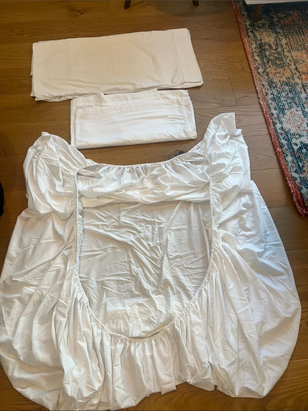 King Microfiber Sheet Set (6 piece) white